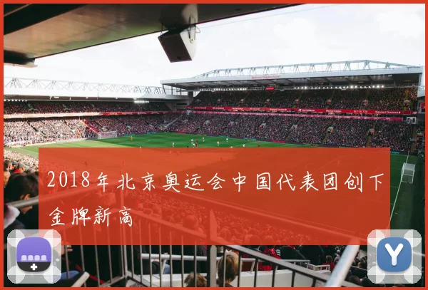 2018年北京奥运会中国代表团创下金牌新高